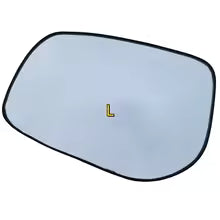 Car mirror glass on a white background