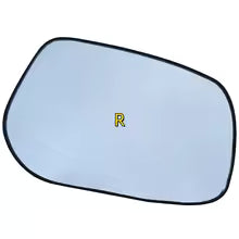 Car windshield wiper blade with 'R' marking on a white background