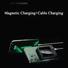 Xiaomi 100000mAh Magnetic Power Bank Wireless Fast Charger For Magsafe Portable Auxiliary Battery Pack For iPhone Huawei Samsung