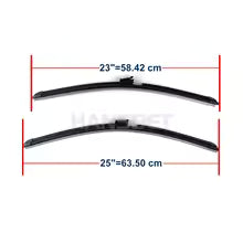 Front Window Windshield Wiper Blade Set w/ Heated Washer For Mercedes S-Class W222 Maybach S450 S550 S550e S560 S600 2228201145